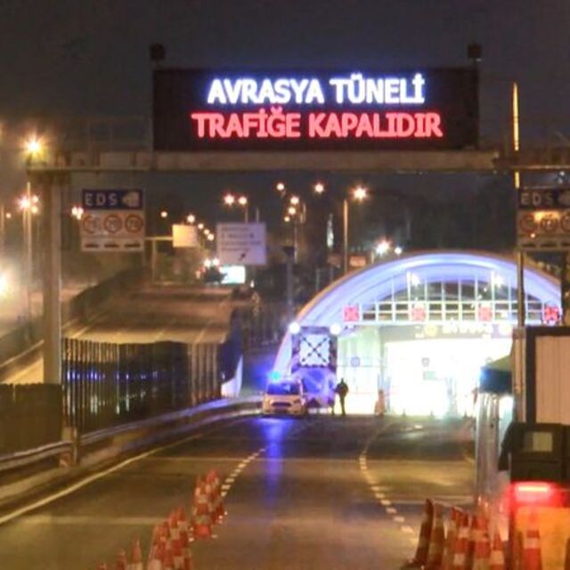 Avrasya Tüneli'nde planlı bakım çalışması