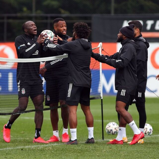 Beşiktaş 2 eksikle çalıştı