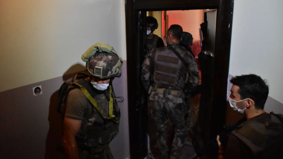 Gaziantep'te operasyon: 66 gözaltı