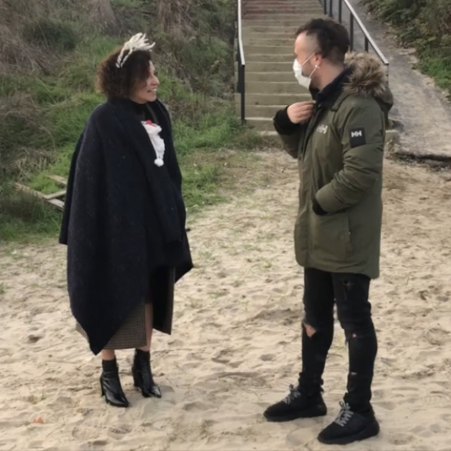 'Unuttum Gitti'nin klibine konuk oldu