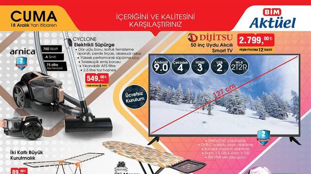 BİM 18 Aralık aktüel ürünler kataloğu