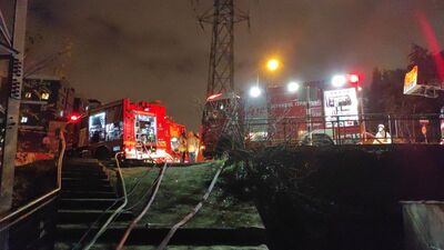 İstanbul'da korkutan yangın