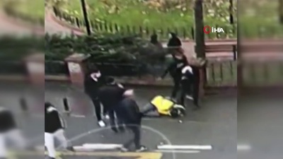 Sağlık çalışanlarını takip edip darbettiler!