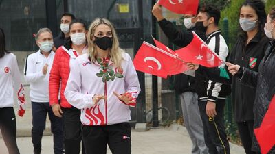 Göksu Üçtaş Şanlı'ya coşkulu karşılama