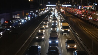 İstanbul'da kısıtlama öncesi trafik yoğunluğu!