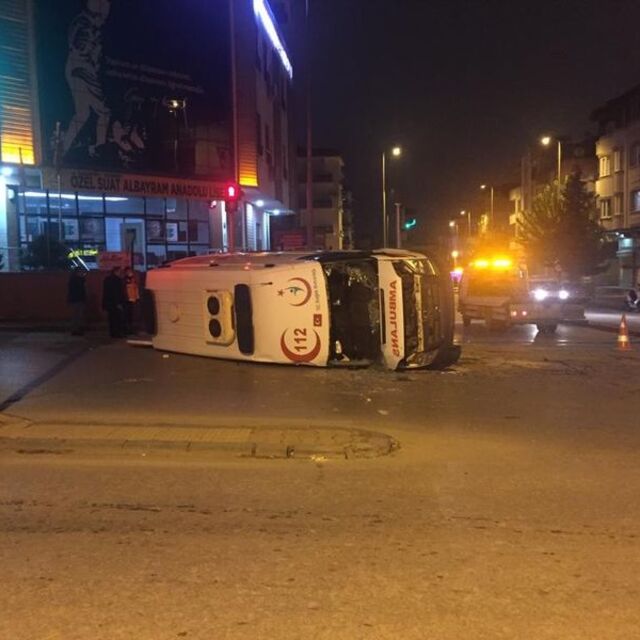 Gaziantep'te ambulans kazası: 4 yaralı