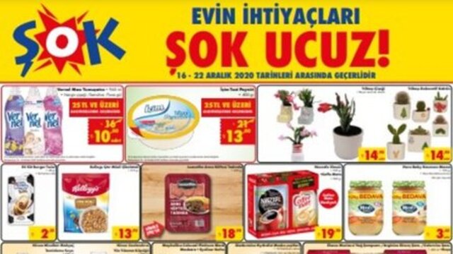 ŞOK 23 Aralık indirimli ürünler kataloğu