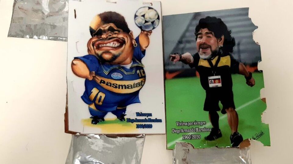 Adresi belli! Maradona tablosu içinde...