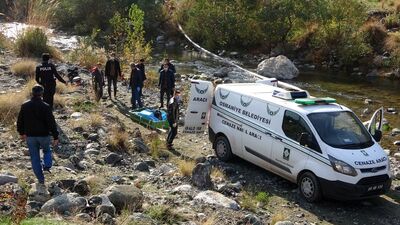 Dere yatağında vurulmuş halde bulundu