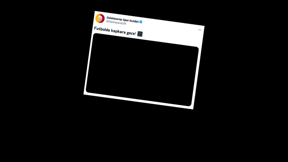 Galatasaray'dan paylaşım! Fenerbahçe'den cevap!