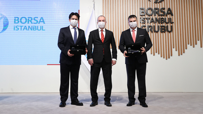 Borsada gong Arzum için çaldı