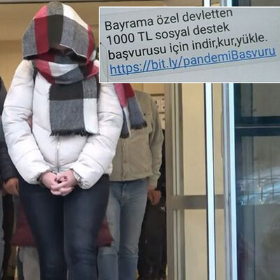 'Devletten 1000 TL destek' mesajıyla vurgun!