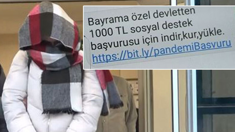 'Devletten 1000 TL destek' mesajıyla vurgun!