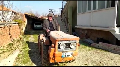 Köyden çıkmayan traktöre şoke eden ceza!