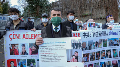 Uygur Türkleri'nden eylem