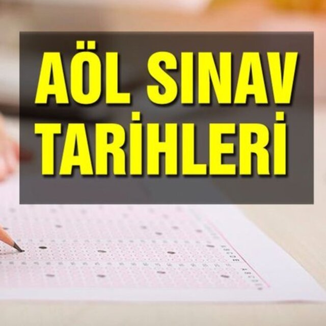 AÖL 1. dönem sınavları ne zaman?