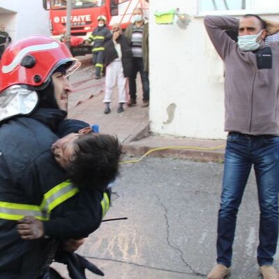 Kahreden fotoğraf! Zamanla yarıştılar...