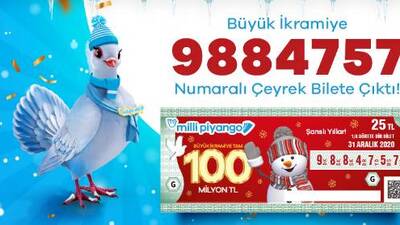 Milli Piyango Yılbaşı Çekilişi 2021 sonuçları