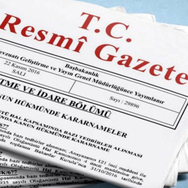 Bakanlık, kurum ve kuruluş atamaları Resmi Gazete'de