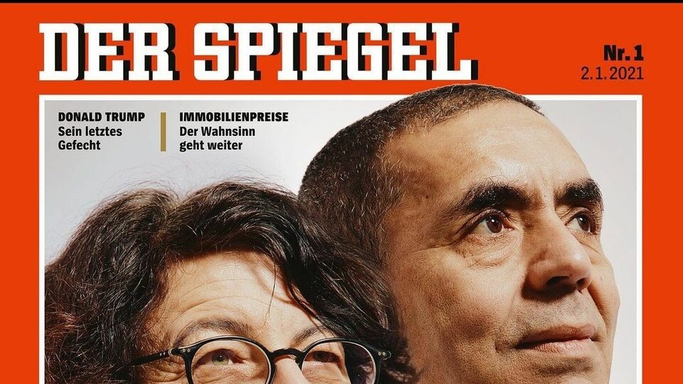 Dünyaya umut olan Türk çift 'Der Spiegel' kapağında
