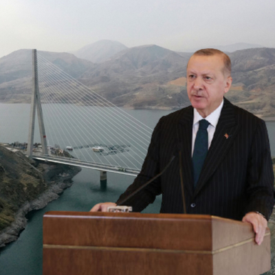 Cumhurbaşkanı Erdoğan dev köprüyü açtı