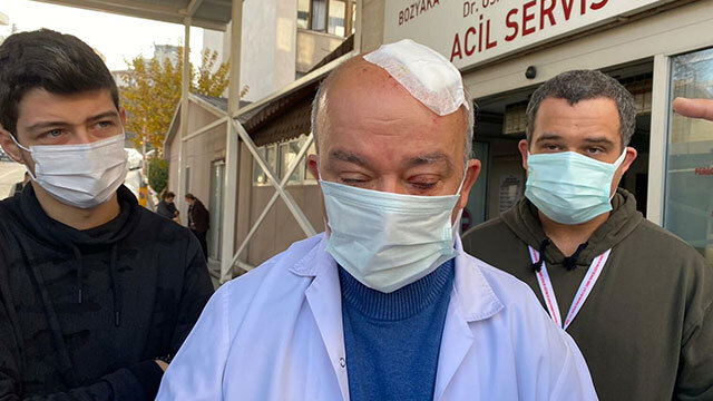 Doktorun başını taşla yardı, serbest bırakıldı