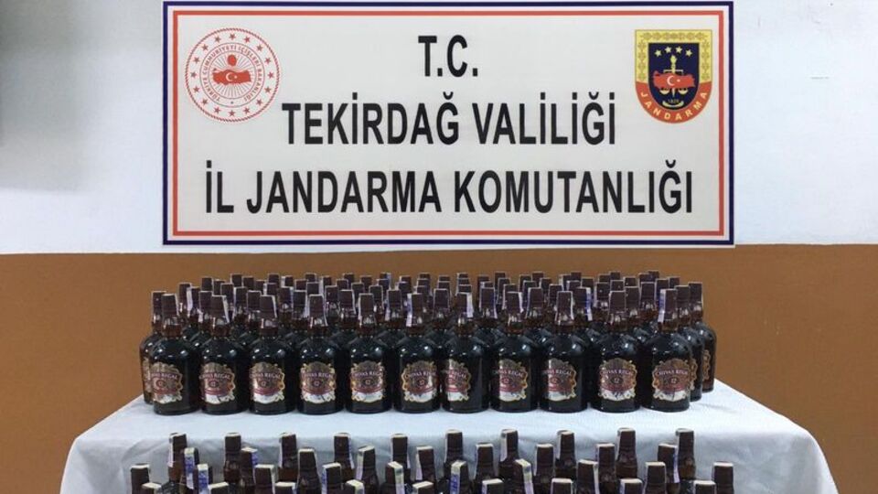 165 şişe daha kaçak içki ele geçirildi!