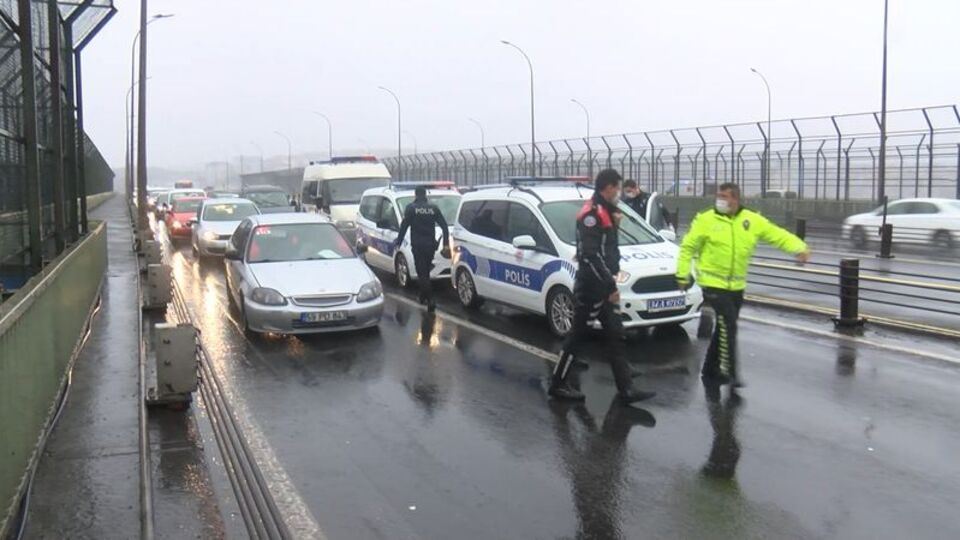 Haliç Köprüsü'nde hareketlilik!