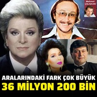 Aralarındaki fark çok büyük