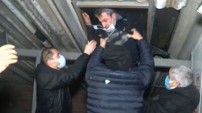 Masada başlayan kumar çatıda bitti!