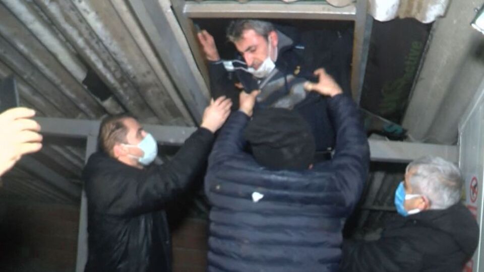 Masada başlayan kumar çatıda bitti!