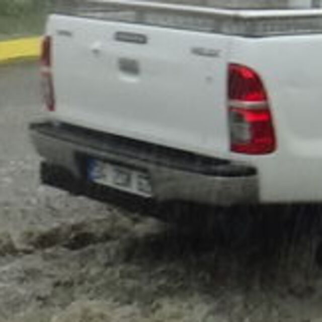 Silivri'de sağanak yağış