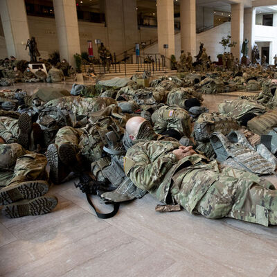 ABD Kongre binasında asker yığını!