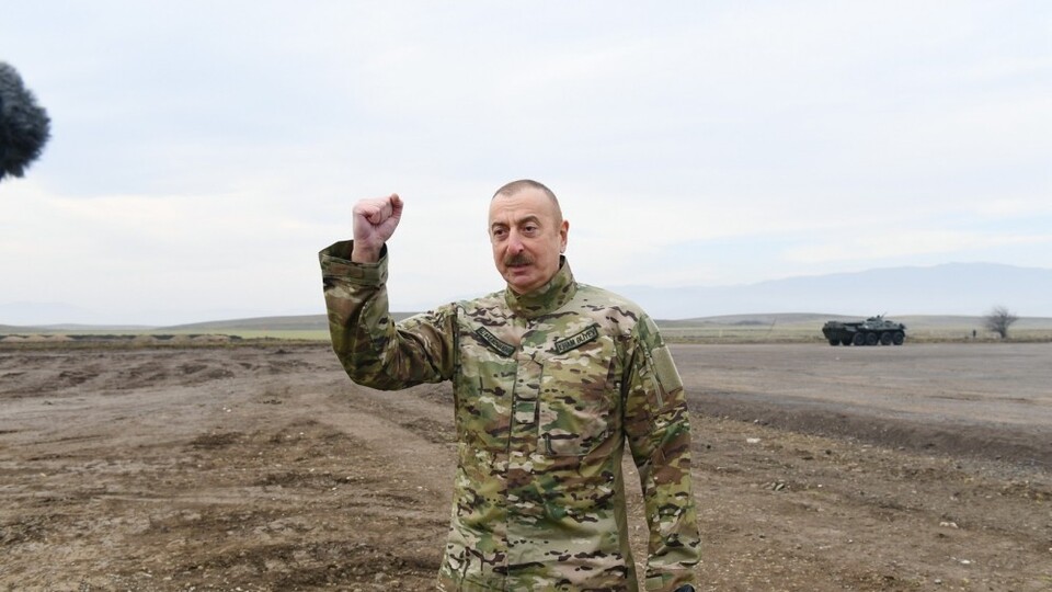 Aliyev, Dağlık Karabağ zaferinden sonra ilk kez Şuşa'da!