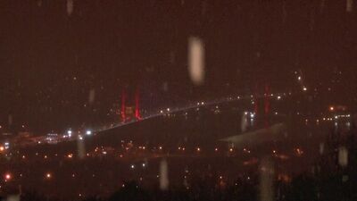 İstanbul'da kar başladı! Sadece 20 günlük...