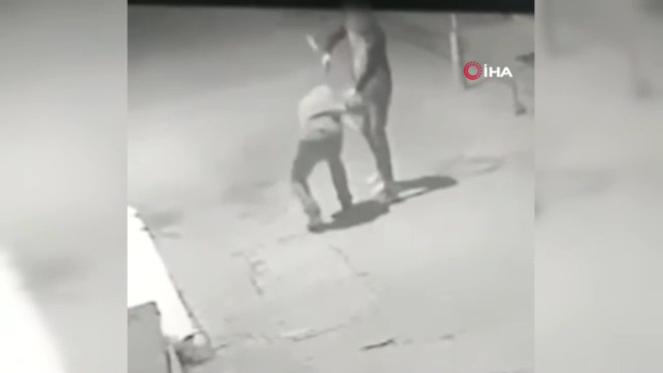 Art arda böyle sıktı! Cinayet kamerada