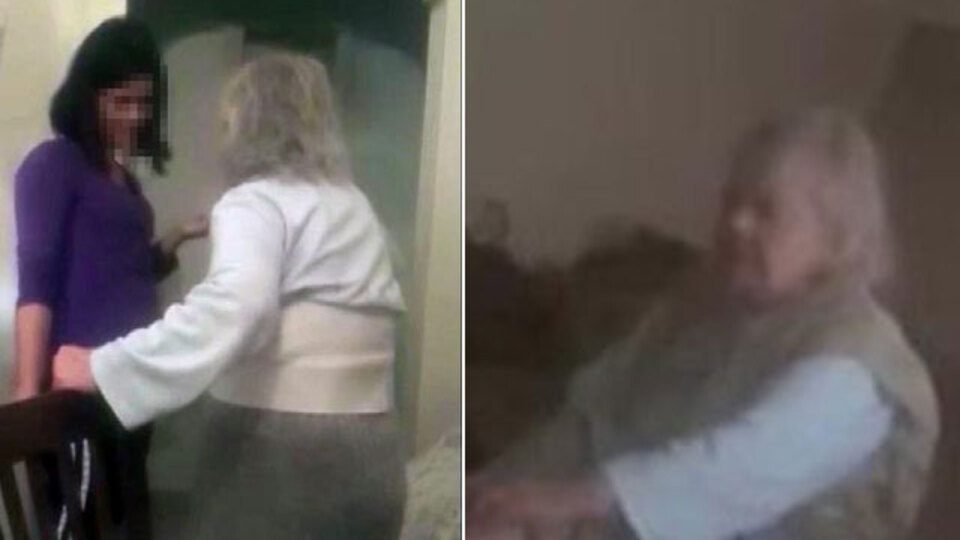 Yaşlı kadına bakıcı şiddeti! "Burada beni dövüyorlar!"