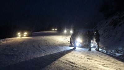 Mahsur kalan 15 kişi kurtarıldı