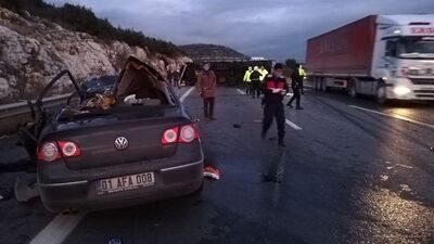 Tarsus'da feci kaza! Ölüler ve yaralılar var