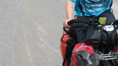 Dünya turundaki Brezilyalı bisikletçi Beyşehir'de