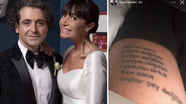 Hazer Amani'den manidar dövme!