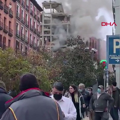 Madrid'de şiddetli patlama!