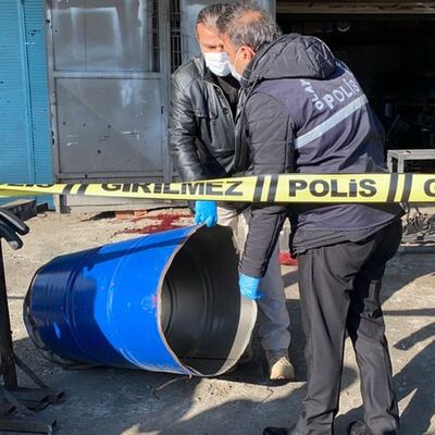 Korkunç olay! Patlayan varil öldürdü!