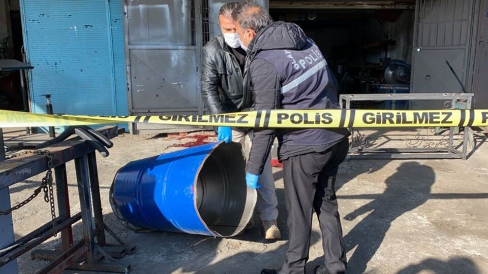 Korkunç olay! Patlayan varil öldürdü!