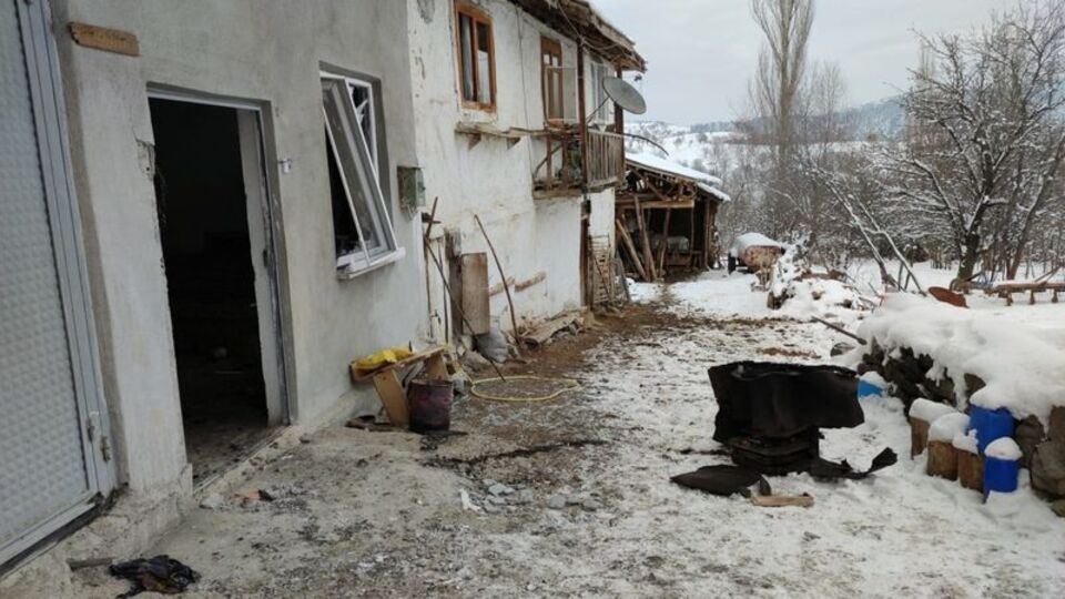 Donan kalorifer kazanı can aldı