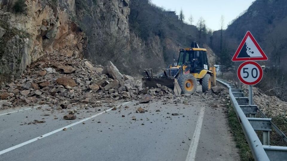 Karayolunda korku dolu anlar!