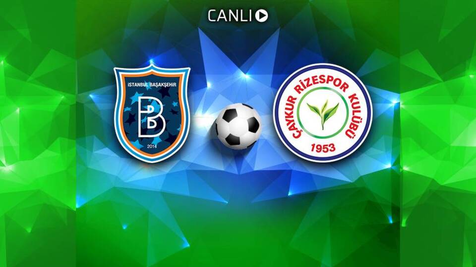 Başakşehir'e bir çelme de Rize'den