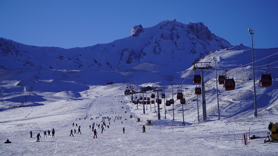 Erciyes'te sömestr yoğunluğu