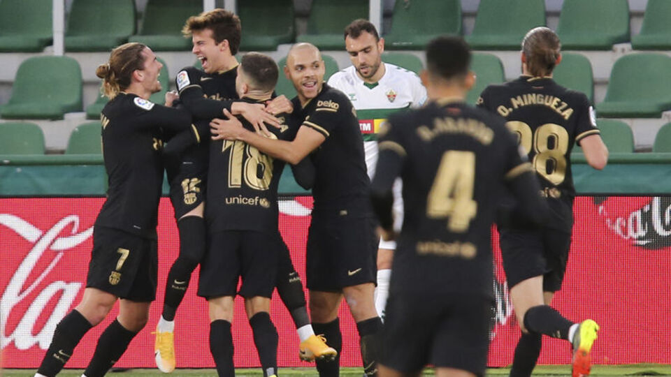 Barcelona deplasmanda yine kazandı