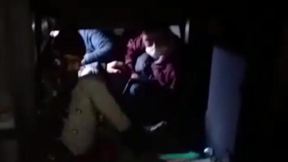 Yolcu otobüsünde şoke eden görüntü!